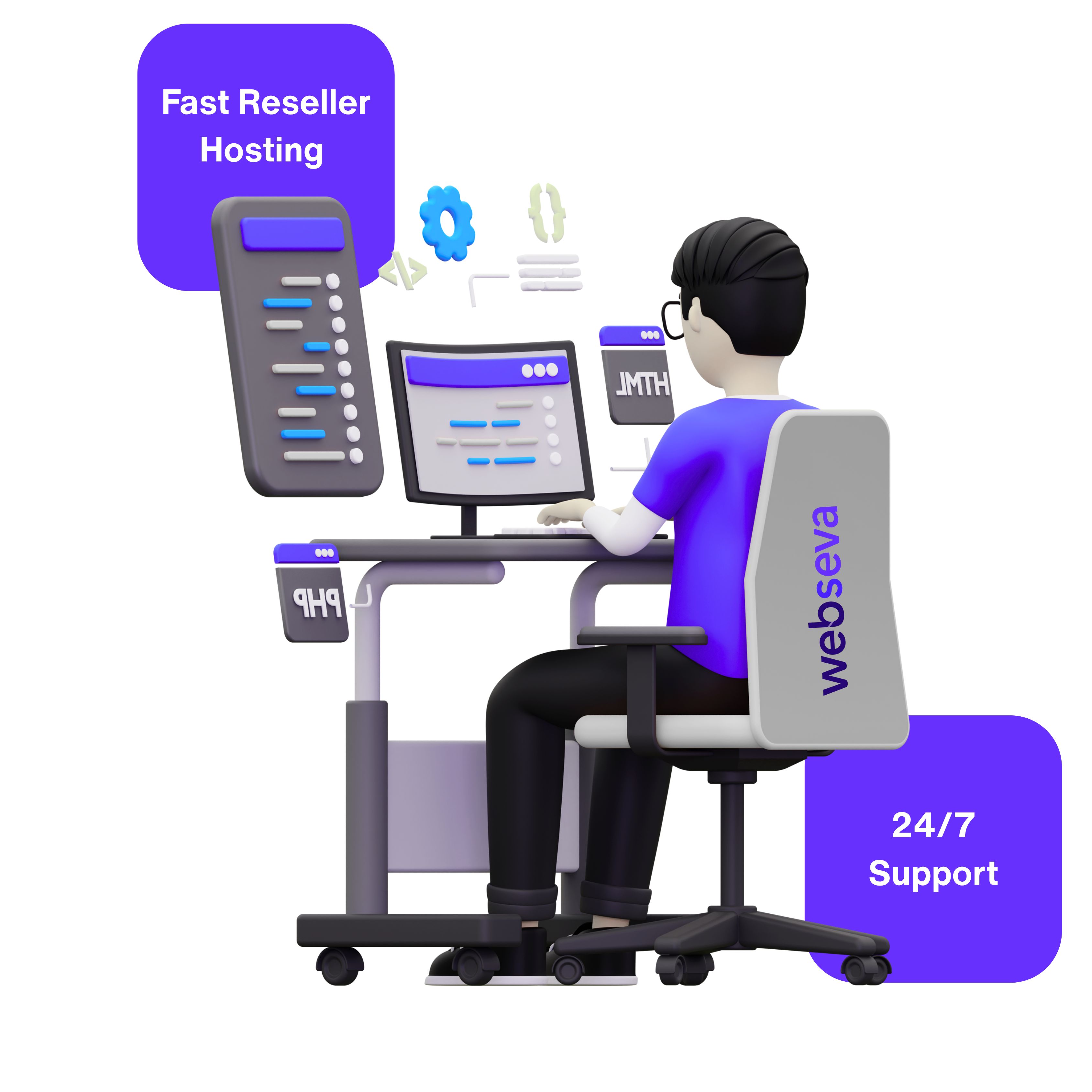 Webseva reseller hosting dashboard preview
